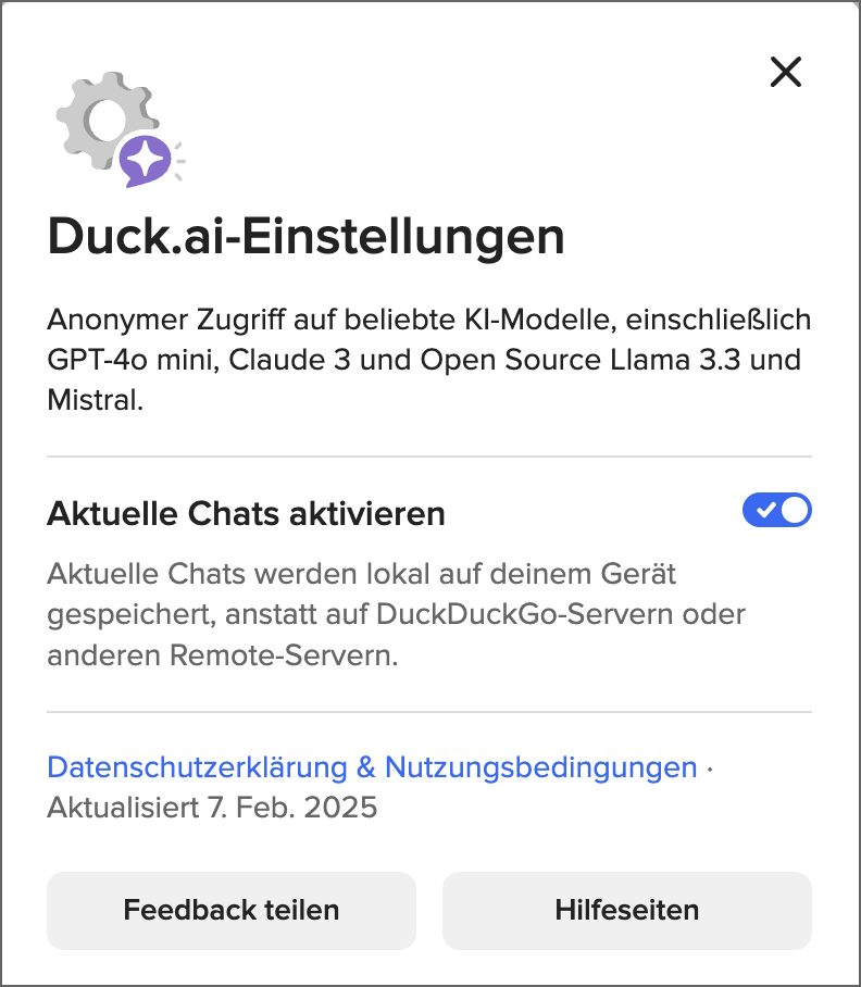 Datenschutzhinweis DuckDuckGo