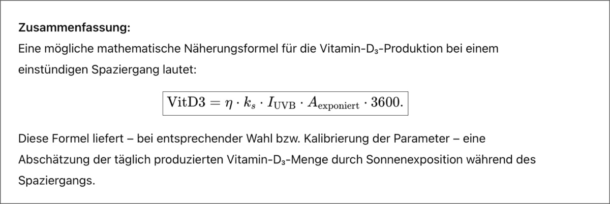 Screenshot - Mathematische Formel