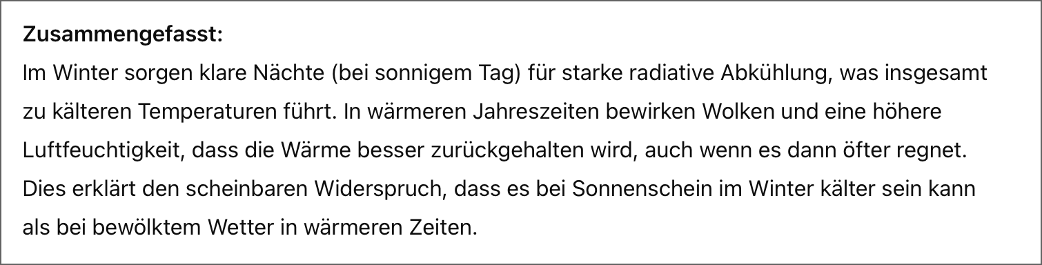 Screenshot - Antwort GPT-o3